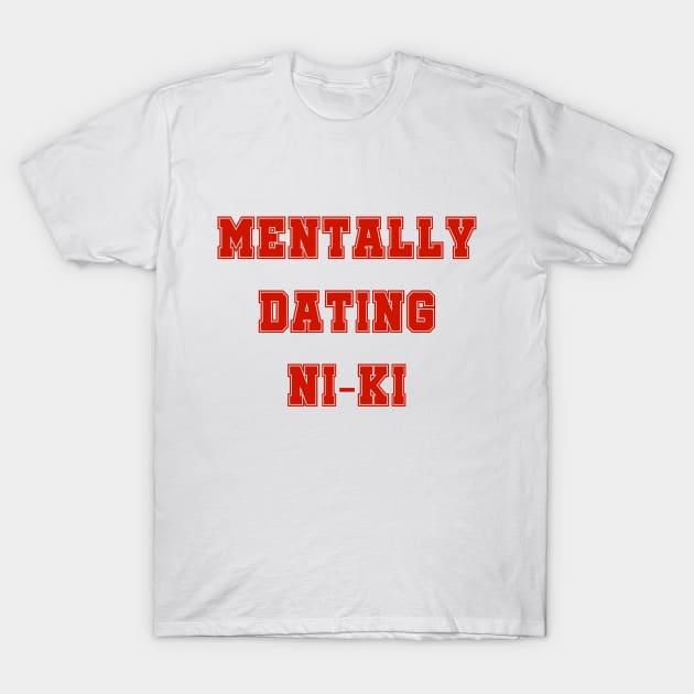 Mentally dating Enhypen Ni-ki | Morcawork T-Shirt by Oricca